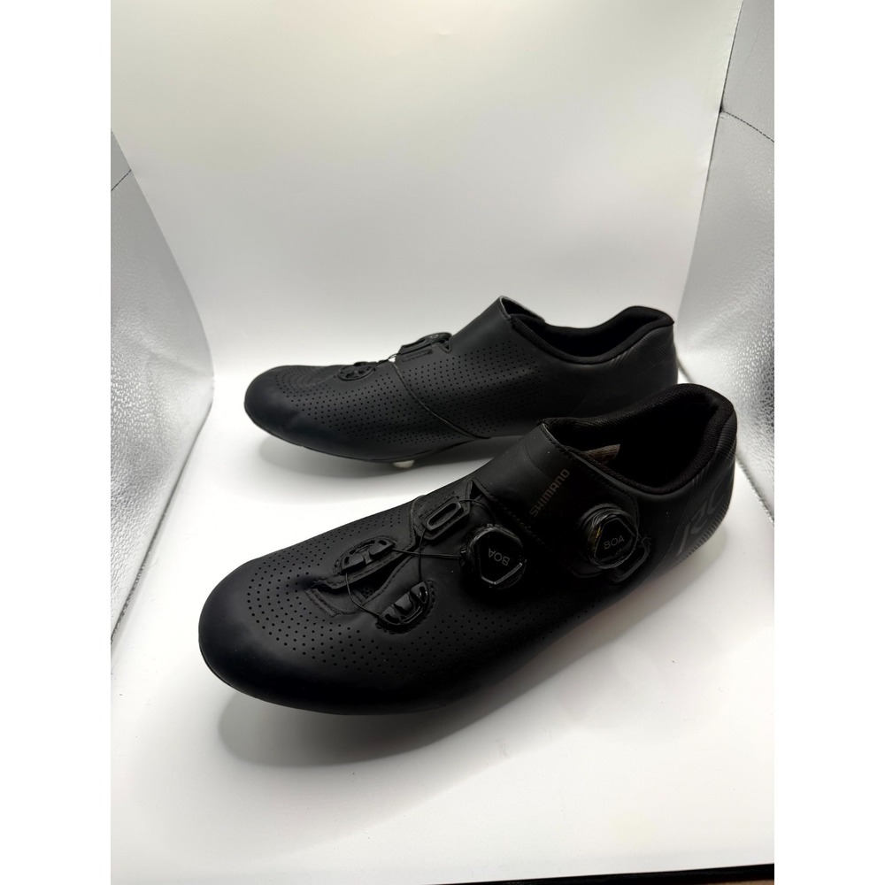 Shimano RC7 Carbon SH-RC701 Mens 11.2 Sneakers Black BOA Road Cycling Shoes